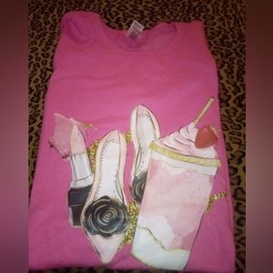 Strawberry milkshake lipstick show top